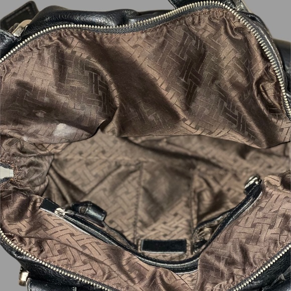 COLE HAAN BLACK PEBBLED LEATHER PURSE - Picture 4 of 4